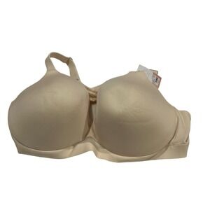Lane Bryant Cacique Bra French Full Coverage Cooling Ivory Women's‎ 48DD New